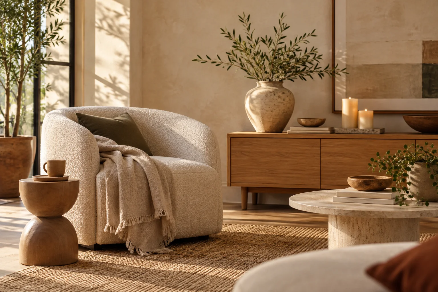 Fictional contemporary home decor store concept with original interior photography
